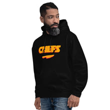 Load image into Gallery viewer, GO CHEFS! BLACK HOODIE
